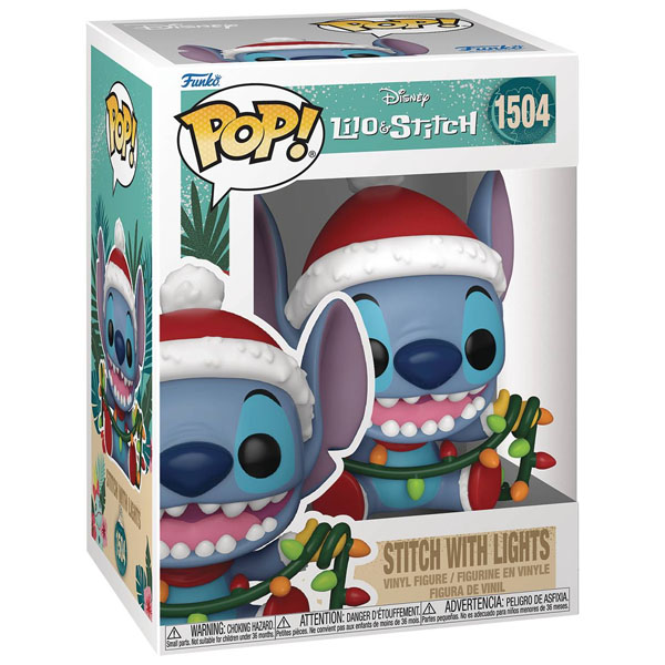 Funko POP #1504 Disney Lilo and Stitch - Stitch with Holiday Lights Figure